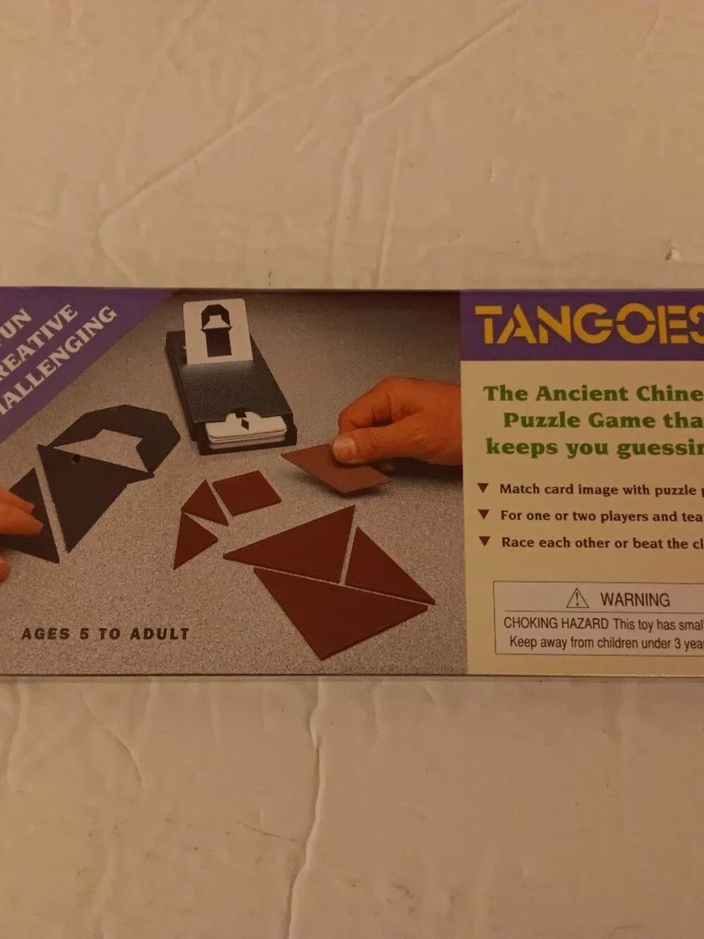 Tangoes The Ancient Chinese Puzzle Game That Keeps You Guessing NOS Old Style Pk